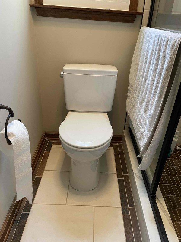 Responded to a service call for a clogged toilet requiring mechanical clearing. Successfully snaked the toilet drain line to remove the obstruction and restore proper flushing function. Verified water flow and drainage were operating normally upon completion, with all plumbing connections and supply lines confirmed to be in good working condition.
