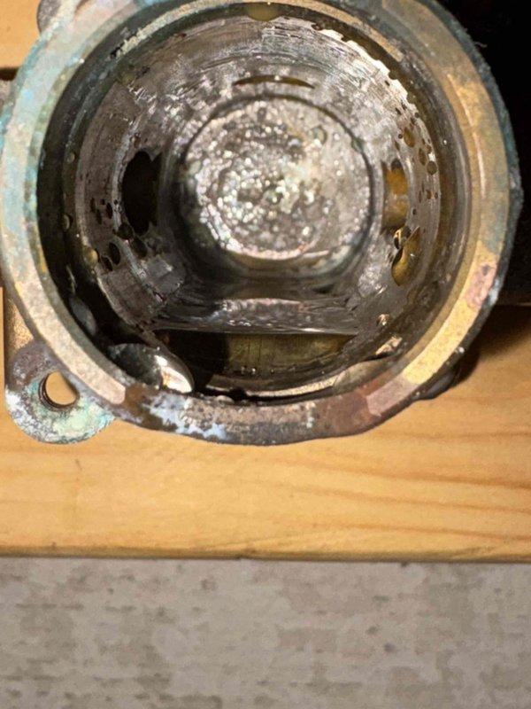 Returned to property to install customer-supplied shower cartridge that was previously sold. Completed installation of the replacement cartridge and performed comprehensive inspection of the entire shower system to ensure proper operation and verify no leaks or additional issues were present. Removed old worn cartridge components showing significant mineral buildup and corrosion, replaced with new parts, and tested all functions to confirm reliable performance before homeowner's upcoming travel.