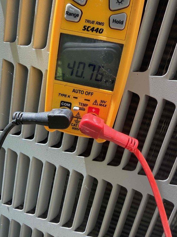 Returned to complete previously sold repair to replace weak indoor blower capacitor and outdoor condensing unit capacitor. Upon arrival, tested and verified both capacitors were operating below optimal specifications using digital multimeter. Removed and replaced indoor blower capacitor and outdoor condensing fan capacitor with new components. Verified proper microfarad readings on both new capacitors and confirmed system operation with blower motor and condenser fan running at correct speeds.