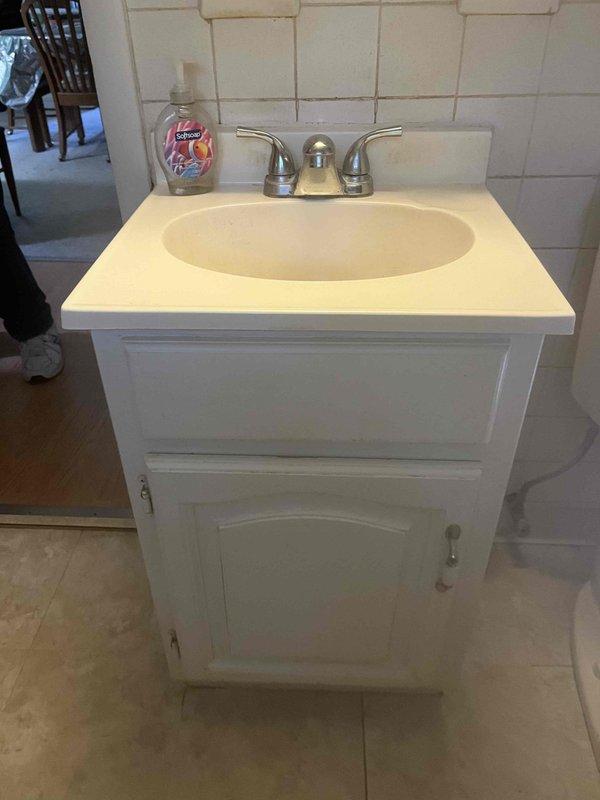 Responded to a backed-up bathroom sink in a 30-year-old residence. Removed and cleaned the P-trap assembly, clearing accumulated debris and buildup causing the drainage obstruction. Reassembled plumbing connections, tested water flow, and verified proper drainage function before completing the service call.