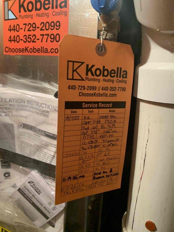 Completed cooling maintenance for club member on air handler unit. Performed comprehensive inspection of electrical connections, wiring harnesses, and refrigerant lines. All components operating within normal parameters. Updated service tag with maintenance record.