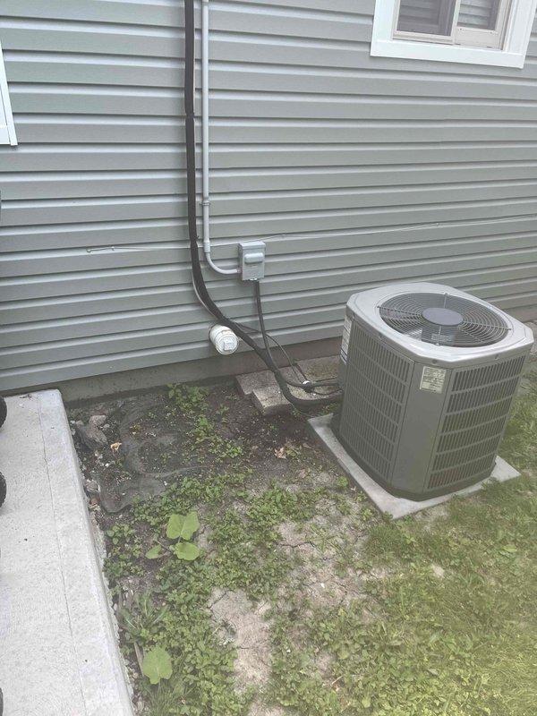 Completed spot repair on broken plumbing line in crawl space beneath residence. Installed dirt leg on gas line per code requirements to protect equipment and ensure proper sediment collection. All repairs tested and verified operational.