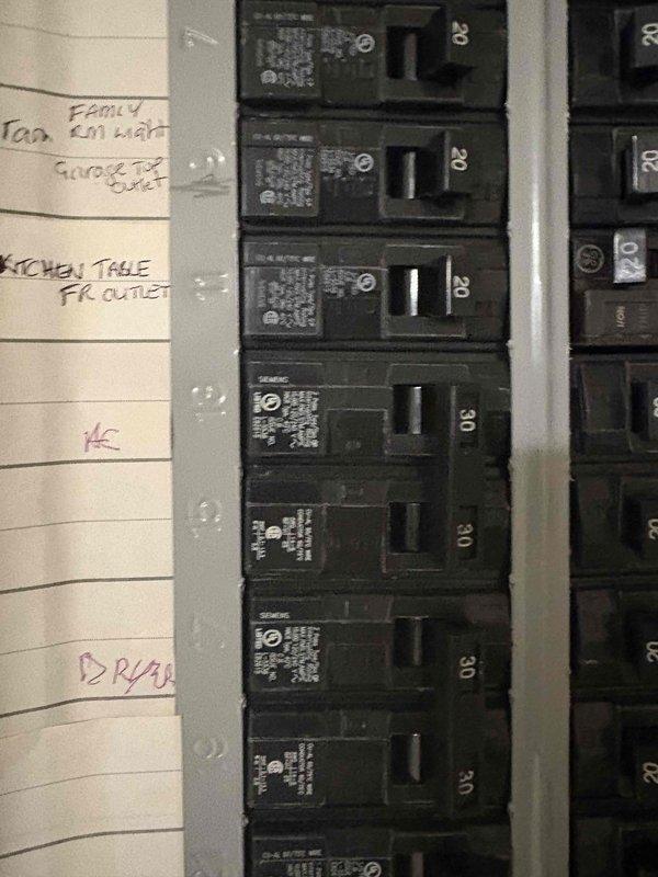 Conducted comprehensive HVAC system evaluation for replacement estimate on 20-year-old Rheem Climate Plus Series gas furnace and matching 20-year-old air conditioning system, both currently operational. Documented existing equipment configuration in basement mechanical room, including furnace installation with PVC venting system, refrigerant line routing, and electrical panel circuit assignments for HVAC equipment. Assessment confirmed both heating and cooling systems have reached end of expected service life and are candidates for replacement with modern high-efficiency equipment.