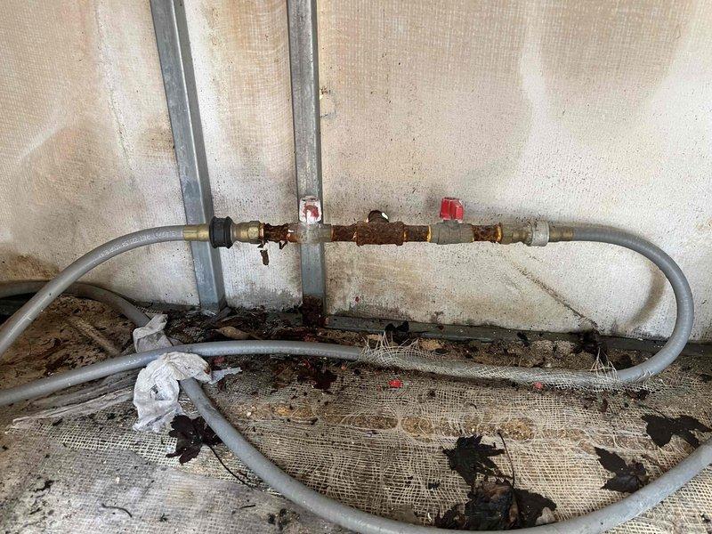 Responded to service call for clogged kitchen drain with secondary issue of laundry room tub bubbling when washing machine runs. Diagnosed main line drainage obstruction affecting multiple fixtures. Cleared blockage using appropriate drain cleaning equipment, restoring proper flow to kitchen drain and eliminating backup symptoms in laundry room tub during washing machine operation.