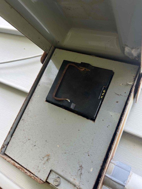 # HVAC Service Completed

Responded to no cooling call on 10+ year old air conditioning system. Upon arrival, confirmed outdoor condensing unit fan was not operating. Performed diagnostic assessment of outdoor unit electrical components.

Inspected contactor, capacitor, and associated wiring connections at outdoor unit. Found failed dual run capacitor preventing condenser fan motor from starting. Removed defective capacitor and installed new replacement unit with proper microfarad rating for both compressor and fan motor. Verified all wire connections were secure at contactor terminals and capacitor. Tested system operation and confirmed condenser fan motor now running properly. Unit cooling normally at time of departure.