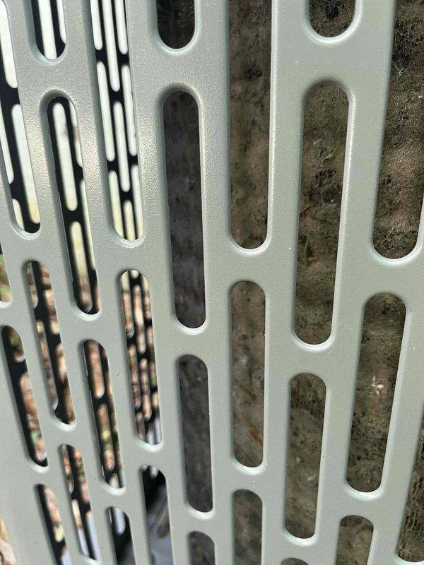 Responded to service call for unusual noise described as fan hitting something in HVAC system installed in 2022. Upon inspection, discovered significant accumulation of dust, dirt, and debris on evaporator coils and fins, with contamination substantial enough to impede airflow and potentially cause fan interference. Cleaned and cleared debris from coil assembly and surrounding components to restore proper operation and eliminate noise issue. Unit operating normally upon completion with improved airflow through clean coils.
