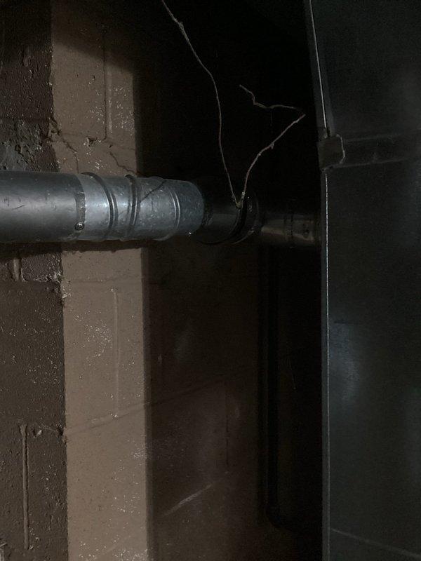Conducted comprehensive plumbing estimate for water treatment system and related fixtures throughout the property. Assessed outdoor spigot, shower control valve and tub spout in bathroom, water heater installation, and existing water treatment equipment located in basement utility area. Documented current conditions of all plumbing components including chrome-finished bathroom fixtures, galvanized ductwork, and mechanical systems in unfinished basement space to provide accurate recommendations for water treatment solutions and any necessary fixture upgrades or repairs.