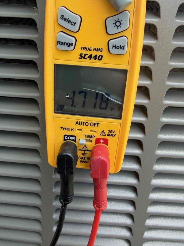 Completed cooling maintenance club visit on air handler system. Replaced 16x25x4 pleated air filter with new unit to ensure proper airflow and system efficiency. Performed temperature diagnostics using calibrated digital multimeter, recording system measurements to verify proper operation. Inspected HVAC components including ductwork, piping, and condensate drain lines. All equipment operating within normal parameters upon completion of maintenance service.