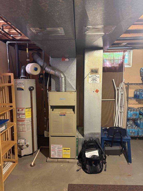 Responded to service call for non-operational outdoor HVAC unit. Upon arrival, confirmed thermostat display was functioning properly and advised customer to keep system off to prevent further damage. Conducted comprehensive system evaluation of residential heating and cooling equipment, including inspection of furnace, ductwork, electrical panel, and outdoor condensing unit. Documented existing equipment configuration and electrical connections. Based on assessment findings, provided estimate for complete HVAC system replacement due to equipment failure and age-related deterioration affecting system performance and reliability.