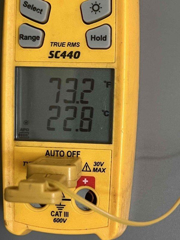 Performed refrigerant reclaim service on American Standard HVAC system, weighing and documenting all recovered refrigerant before checking tank pressure-to-temperature chart for non-condensables. After coordination and thorough documentation with photos, evacuated system to 700 microns to ensure proper vacuum levels were achieved before proceeding with service completion.
