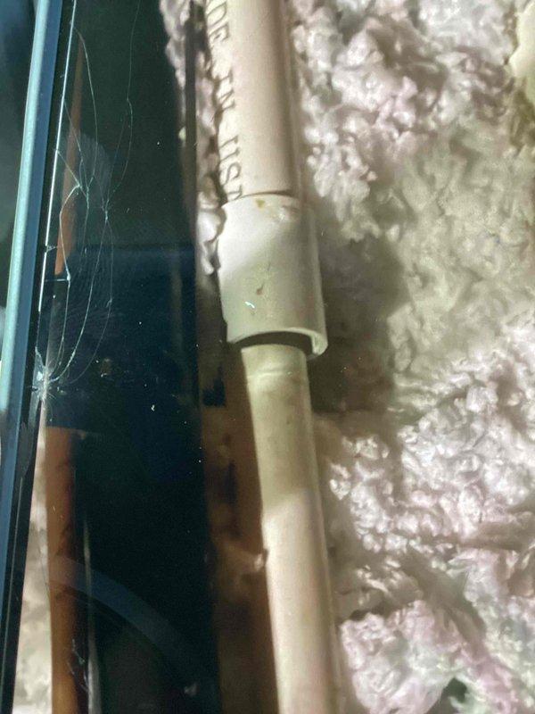 Responded to air conditioning unit leaking water through ceiling into living space. Upon inspection, located air handler in attic and identified clogged condensate drain line causing water overflow. Cleared blockage from primary drain line using appropriate methods and verified proper drainage flow. Confirmed condensate pump operation and tested system to ensure no further leakage occurring.
