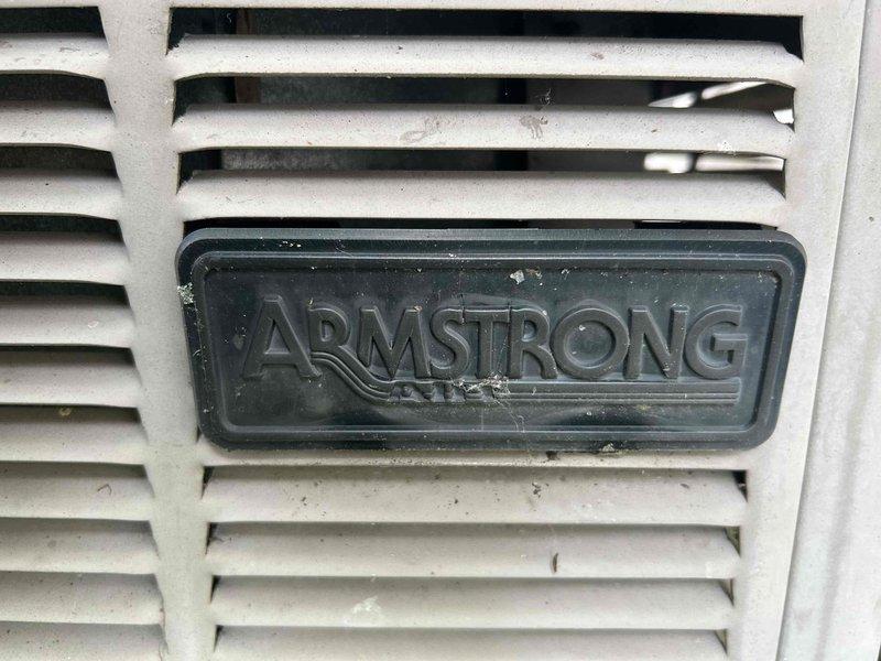 Responded to no cooling call on 10+ year old Armstrong HVAC system where neither air conditioning nor furnace would activate. Performed diagnostic testing and measured supply air temperature at 130°F at duct register, confirming system operational issues. Inspected equipment, identified and resolved control circuit failure preventing both heating and cooling modes from engaging, restoring full system functionality.