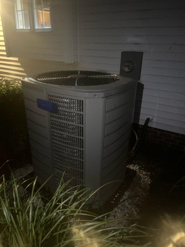 Completed full HVAC system installation including outdoor condensing unit and indoor air handler with DiversiTech mounting components. Installed new outdoor unit on gravel pad against exterior wall with proper leveling verified, mounted electrical disconnect box, and ensured all equipment was properly secured and operational per manufacturer specifications.