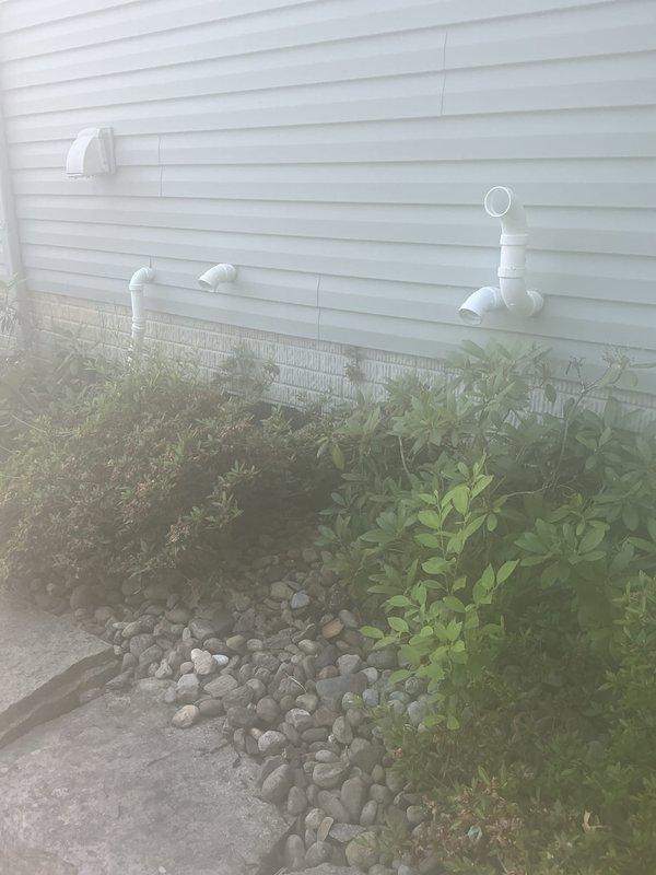 Completed comprehensive plumbing maintenance inspection as part of club membership visit, performed concurrently with HVAC service. Inspected exterior plumbing vents and PVC piping at foundation level, confirmed proper drainage system function, and examined under-sink P-trap assembly and supply lines for leaks or deterioration. All plumbing components found in satisfactory working condition with no immediate repairs required.