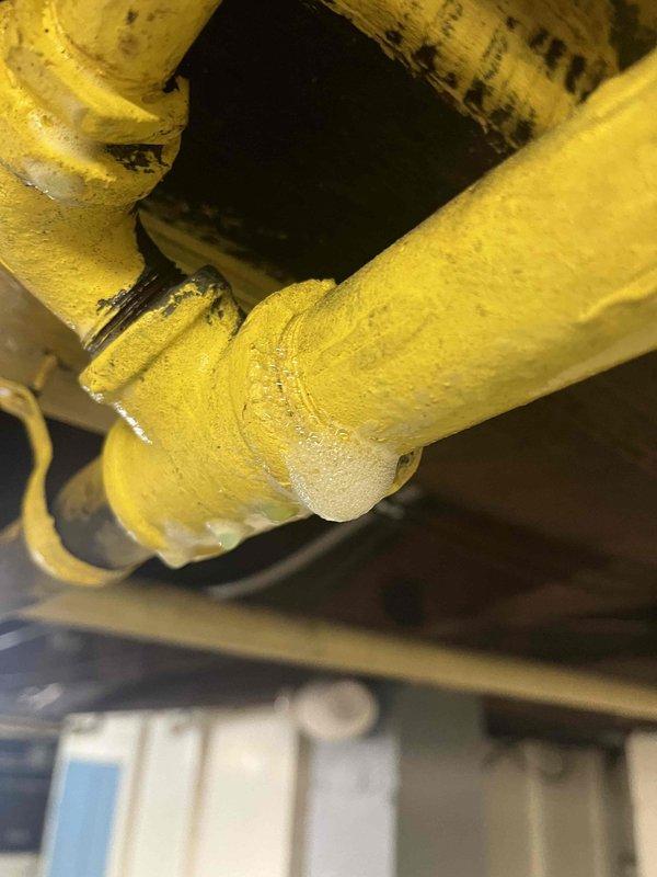 Returned to property to complete previously sold repair work for leaking valve replacement. Successfully replaced the defective valve in the basement plumbing system and addressed associated water damage in the surrounding area. The repair involved accessing aging piping infrastructure, including insulated supply lines showing wear from environmental exposure. Completed valve installation with proper sealing and tested system for leaks to ensure full functionality. Restored affected area to proper working condition.