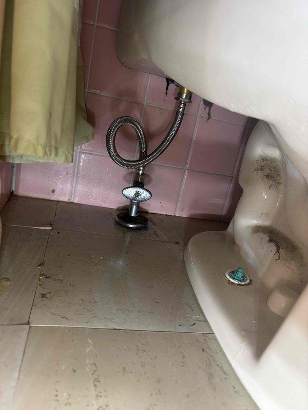 # Plumbing Service Completed

Responded to a multi-point residential plumbing service call addressing issues in both upstairs and downstairs bathrooms. 

**Downstairs Bathroom:** Diagnosed and repaired toilet flush mechanism where handle required continuous pressure to complete flush cycle. Adjusted internal flush valve linkage and replaced worn flapper assembly to restore proper single-press flushing operation.

**Upstairs Bathroom - Toilet:** Addressed continuously running toilet by replacing defective fill valve and flapper. Adjusted water level in tank and verified proper shutoff after flush cycle completion, eliminating water waste.

**Upstairs Bathroom - Sink:** Cleared slow-draining sink by addressing stuck pop-up stopper assembly. Removed and cleaned stopper mechanism, cleared debris from drain tailpiece, and restored proper drainage function.

**Upstairs Bathroom - Shower:** Assessed existing aged shower fixtures for replacement. Documented current configuration and provided r
