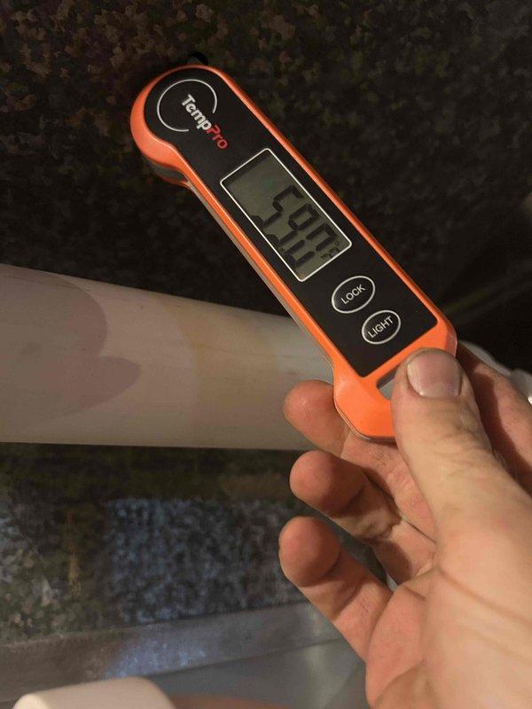 Responded to no cooling complaint on 6-year-old air conditioning system. Upon arrival, confirmed unit was blowing warm air with supply temperature reading 54°F, indicating insufficient cooling. Performed diagnostic testing on outdoor unit components using digital multimeter to check electrical values. Testing revealed failed dual run capacitor with readings outside manufacturer specifications. Replaced defective capacitor with proper OEM replacement, reconnected all terminal wiring, and verified secure connections. Cycled system through complete cooling cycle and confirmed proper operation with appropriate temperature differential and compressor amperage within normal range.