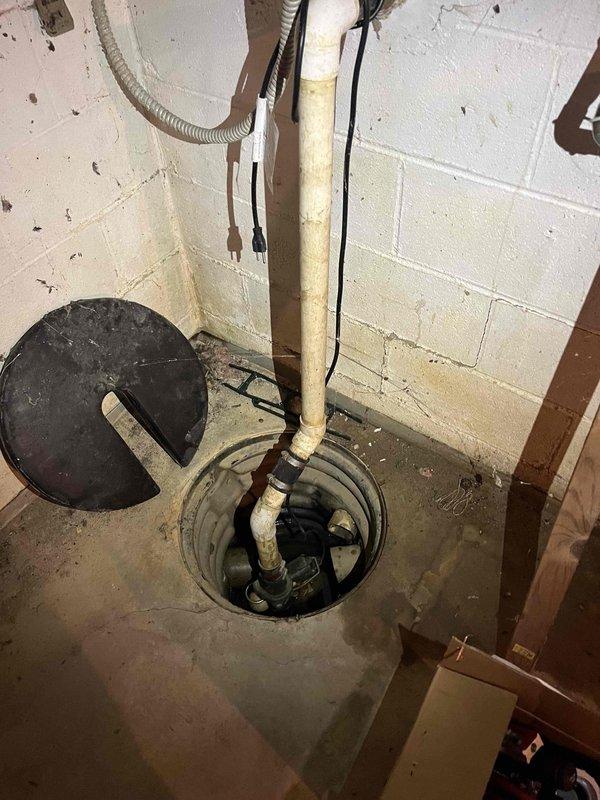 Responded to service call for sump pump running constantly. Upon inspection, found the pump cycling continuously due to improper float switch operation. Removed sump basin cover and assessed pump assembly, discharge piping, and electrical connections. Adjusted float mechanism to ensure proper activation levels and verified pump shut-off functionality. Tested system operation through multiple cycles to confirm pump now activates only when water reaches appropriate level and shuts off completely when basin is emptied. System operating correctly at time of departure.