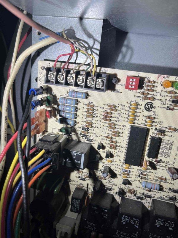 Responded to no cooling call and performed system diagnostics. Inspected outdoor unit contactor assembly and found faulty contactor preventing compressor operation. Also evaluated indoor air handler control board for proper operation and verified all electrical connections and safety circuits. Customer will be proceeding through home warranty company for authorization on necessary repairs.