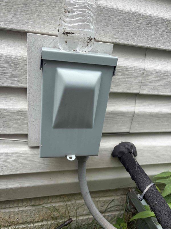 Completed annual HVAC tune-up and maintenance on air handler unit. Inspected electrical disconnect box and conduit connections at exterior unit, verified proper operation of all safety components, and enrolled system in preventive maintenance program for ongoing service coverage.
