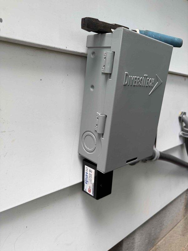 Completed return service to install A2L control board, sensor, and two surge protectors on residential HVAC system. All required parts were procured and verified prior to installation. Installed surge protective devices on electrical disconnect and control circuit, mounted new A2L-compatible control board, and replaced associated sensor to restore air conditioning operation to full functionality.