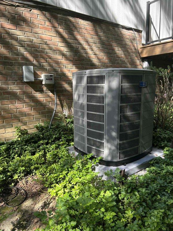 # HVAC Service Report

Responded to no-cool condition on recently installed residential air conditioning system. Upon arrival, performed visual inspection of outdoor condensing unit and found unit non-operational. Accessed control board compartment and identified failed control board as root cause of system failure. Control board exhibited no power distribution to compressor and fan motor circuits. Replaced defective control board with manufacturer-approved replacement part. Verified all wire terminations and electrical connections for proper seating and torque specifications. Restored power to unit and confirmed compressor and condenser fan motor operation. Tested system performance and verified proper cooling cycle engagement. System returned to normal operation with satisfactory temperature differential across evaporator coil.
