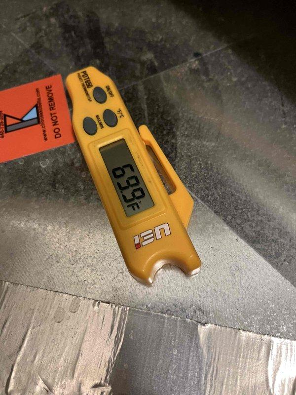 Completed routine AC tune-up on a 5-year-old rooftop unit for a new customer. System was found operating normally with proper temperature differentials confirmed using digital thermometry and infrared measurement tools. All standard maintenance procedures were performed, and the unit is functioning within manufacturer specifications.