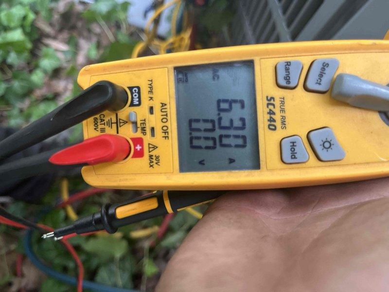 Completed routine AC tune-up and preventative maintenance on residential cooling system. Performed comprehensive system diagnostics including electrical measurements and refrigerant pressure testing using calibrated digital instruments. All readings within normal operating parameters, system operating efficiently with no deficiencies noted.