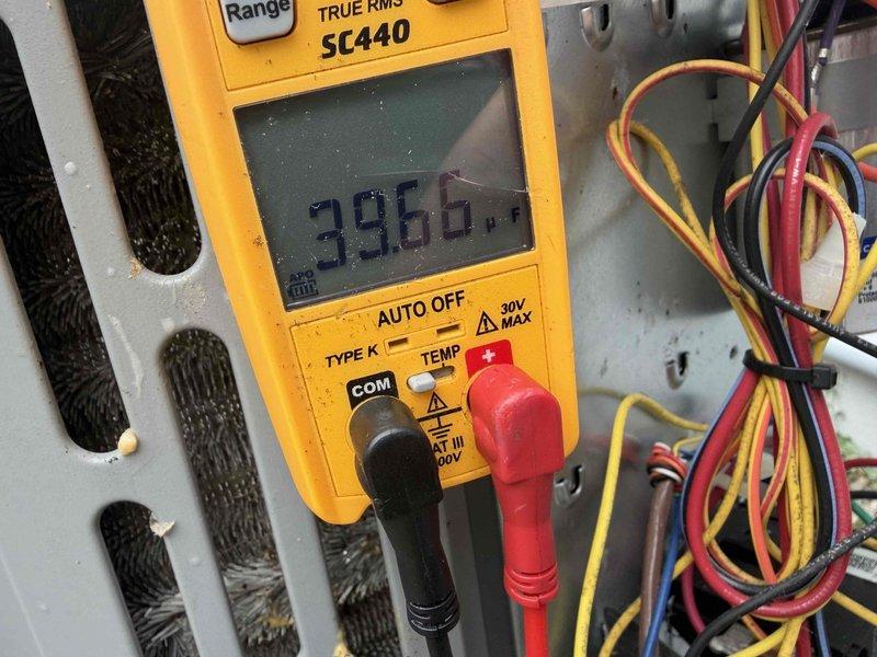 Completed annual cooling maintenance service for club member. Performed comprehensive system inspection and diagnostics on HVAC unit. Verified electrical connections and measured operating voltage at 396.7V using digital multimeter to ensure system is functioning within manufacturer specifications. Inspected all wiring harnesses and confirmed proper terminations. System is operating efficiently and ready for continued service. Member eligible for renewal of maintenance agreement.