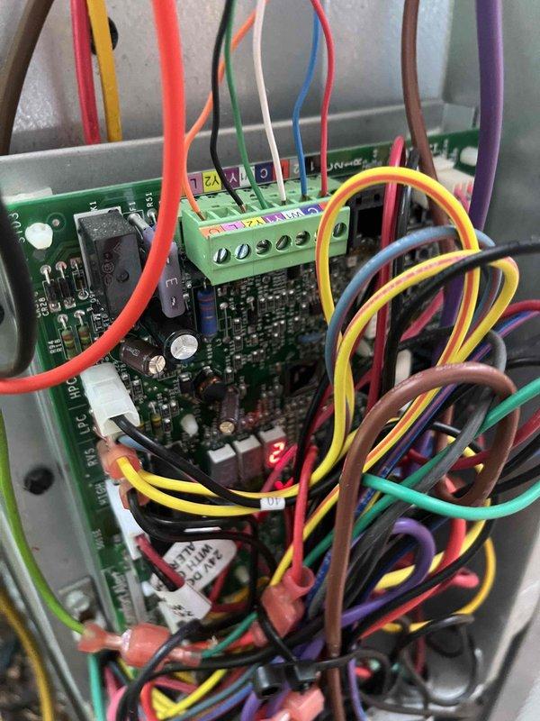 Completed cooling maintenance and system renewal inspection. Performed standard preventive maintenance procedures, documented electrical control board configuration and wiring connections, and verified proper system operation with calculated performance measurements.