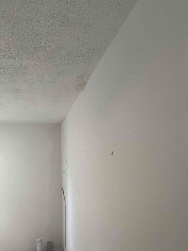 Responded to service call for recurring water leak originating from second floor plumbing and extending to basement, as well as extinguished pilot light on tanked water heater. Upon arrival, inspected previously repaired pipe showing continued leak evidence, with visible water damage and staining on ceiling and wall surfaces. Assessed water heater unit, accessed internal components, and successfully relit pilot light following proper safety protocols. Documented conditions with photos showing water damage patterns and internal water heater components for further evaluation of persistent leak source.