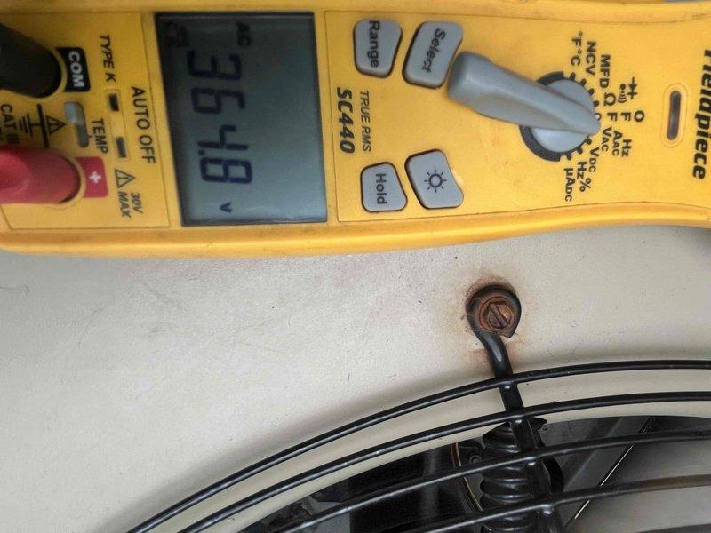 Completed comprehensive AC tune-up on 10-year-old residential cooling system. Performed full system diagnostics including electrical testing with multimeter, verified amp draw readings, checked refrigerant pressures and superheat/subcooling values, inspected condenser unit components, and tested all electrical connections. System operating within normal parameters with no deficiencies noted; all measurements confirmed proper operation and efficiency.