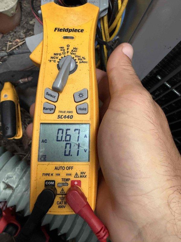 Completed preventive maintenance club visit on three systems: two outdoor condensing units serving the main residence and one mini-split system for the in-law unit. Performed standard maintenance protocol including electrical diagnostics with amperage and voltage measurements on all units, verified proper drainage operation on condensate systems, and documented equipment conditions with photos. All systems operating within normal parameters upon completion of maintenance service.