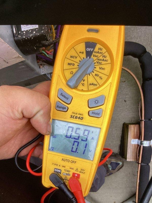 Completed cooling maintenance on two dual-zone HVAC systems per club membership agreement. Performed comprehensive inspection of indoor air handler components, including evaporator coil, blower assembly, and condensate drainage system. Verified refrigerant line insulation integrity and checked for any signs of deterioration or damage. Conducted electrical diagnostics using digital multimeter to measure amperage draw and voltage readings on system components, confirming all values within manufacturer specifications at 0.59 amps. Inspected gate valves, pressure relief components, and copper refrigerant line connections for proper operation and signs of wear. All systems operating efficiently with no deficiencies noted at time of service.