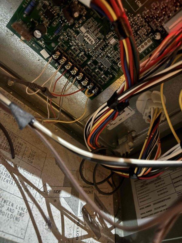 Completed routine AC tune-up on 4-year-old air conditioning system with no reported issues. Performed comprehensive electrical testing and measurements using digital multimeter, verifying system voltage and amperage within manufacturer specifications. Inspected control boards, wiring harnesses, and all electrical connections for proper operation and safety compliance.