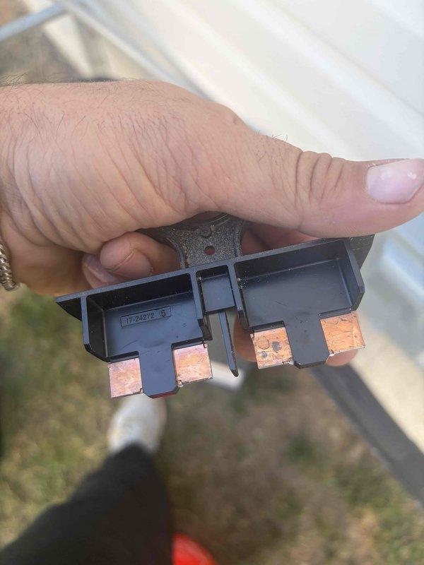Completed cooling maintenance club visit on air handler system. Inspected and replaced dirty air filter showing significant dust accumulation. Checked electrical components including relay or fuse block, verifying proper copper terminal connections and ensuring secure mounting. All system components operating within normal parameters upon completion of maintenance visit.