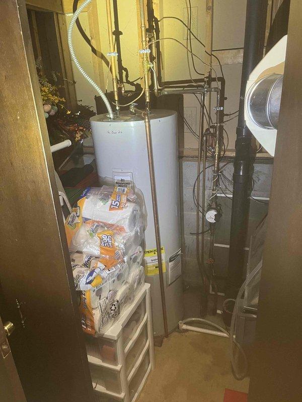 Replaced frost-proof sillcock assembly for back spigot located under deck, with pipe access point in laundry room mechanical space. Removed old valve assembly and installed new anti-siphon hose bibb with appropriate fittings to ensure proper outdoor water supply and freeze protection.