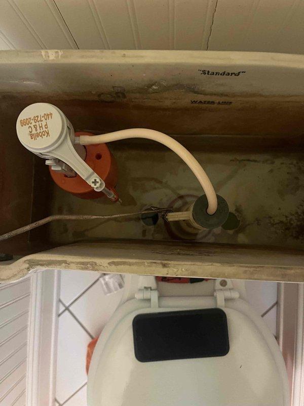 Responded to service call for non-functioning toilet flush mechanism. Upon inspection, identified failed flush valve assembly with deteriorated flapper and compromised chain connection. Replaced faulty Korky flush mechanism components, including flapper valve and chain linkage. Tested flush operation multiple times to ensure proper water flow and complete tank refill cycle. Verified water supply line connection and confirmed no leaks present. System restored to full working order.