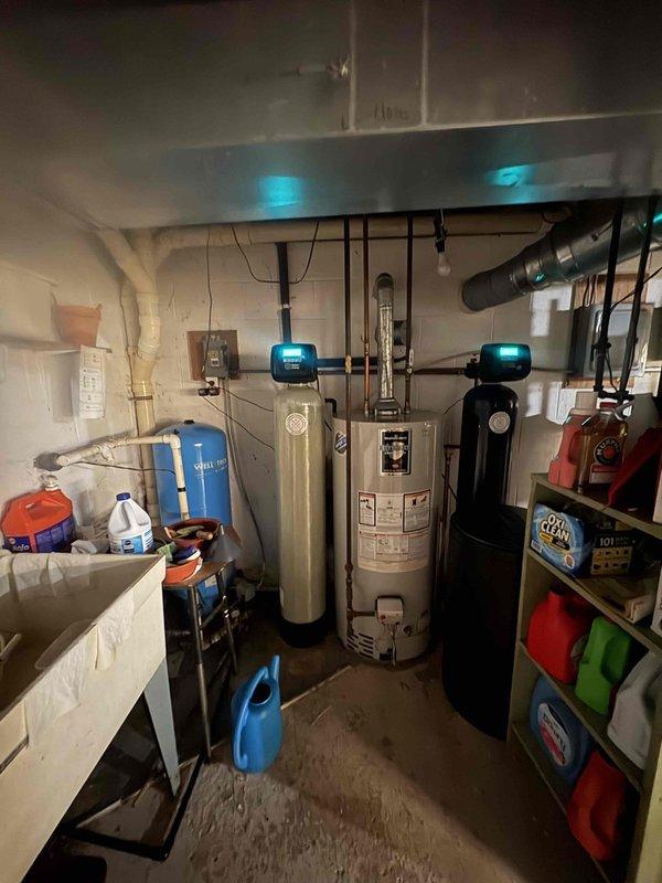 Conducted on-site assessment for replacement of three toilets in residential property. Measured existing fixture rough-in dimensions and clearances to ensure proper sizing for new installations. Documented current plumbing configuration and utility room layout including water supply lines and drainage connections. Provided detailed quote for removal of existing fixtures and installation of three new toilets with all necessary materials and labor.