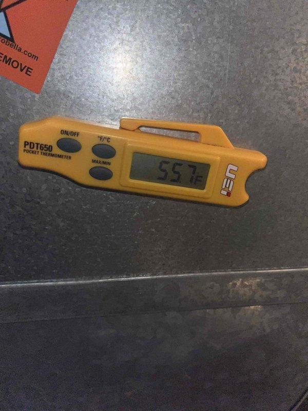 Completed cooling maintenance club visit on residential HVAC system. Performed standard diagnostic measurements including static pressure readings using digital manometer, which indicated +0.140 inches of water gauge. Measured supply air temperature at 56.1°F using calibrated digital thermometer to verify proper cooling operation and system performance within acceptable parameters.