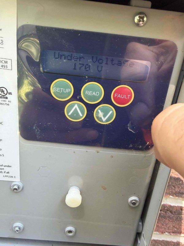 Completed preventive maintenance on minisplit cooling system as part of club membership visit. System displayed "Under Voltage" fault on control panel display, which was documented and addressed. Performed standard maintenance procedures including inspection of all components, cleaning, and operational testing to ensure proper system function.