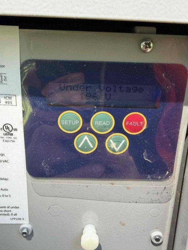Completed preventive maintenance on minisplit cooling system as part of club membership visit. System displayed "Under Voltage" fault on control panel display, which was documented and addressed. Performed standard maintenance procedures including inspection of all components, cleaning, and operational testing to ensure proper system function.