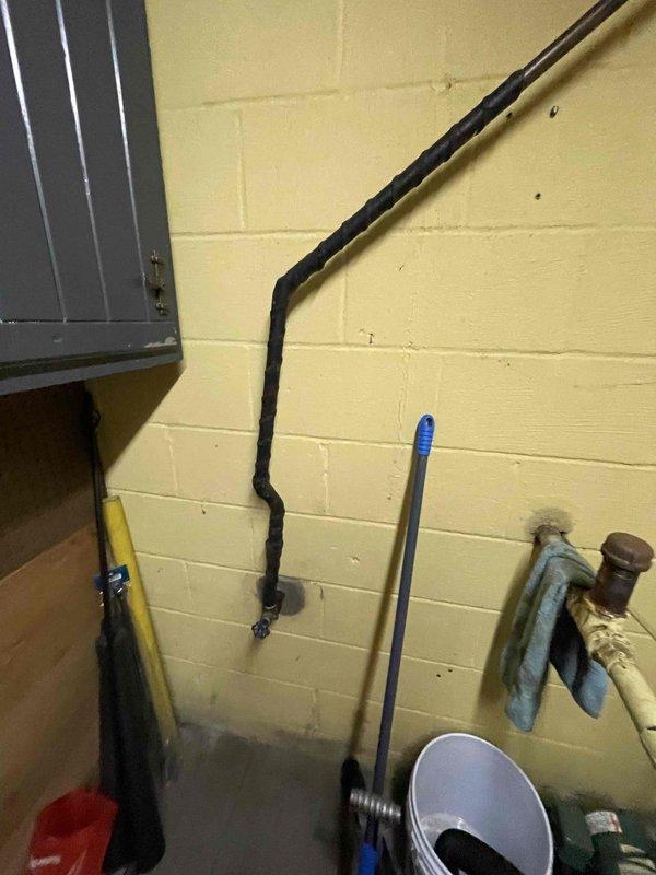 Responded to basement water intrusion concern following previous service visit. Conducted thorough inspection of basement plumbing system, including copper supply lines, valve connections, and water heater installation. No active leaks or moisture sources identified during visual examination of exposed piping, fixtures, and surrounding wall surfaces at time of inspection.