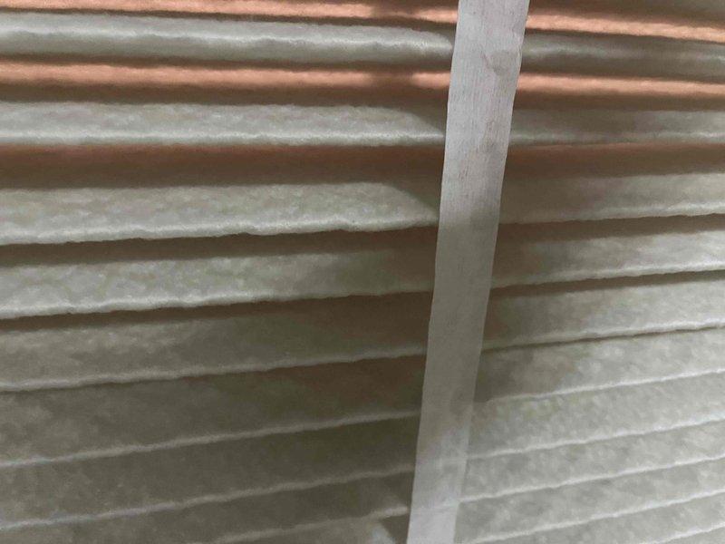 Completed cooling maintenance member visit on HVAC system. Inspected evaporator coil and heat exchanger fins, noting dust accumulation on surfaces. Measured system amperage at 95.4A during diagnostic testing to verify proper electrical operation.