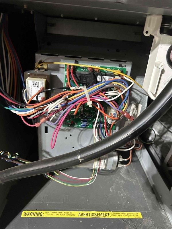 Completed comprehensive tune-up service on residential HVAC system. Performed thorough inspection of indoor air handler unit, examining all electrical components, control boards, wiring connections, and safety systems. Exterior condenser unit was inspected and cleaned, with particular attention to coil fins which showed accumulation of debris and required maintenance to ensure optimal heat transfer efficiency and system performance.