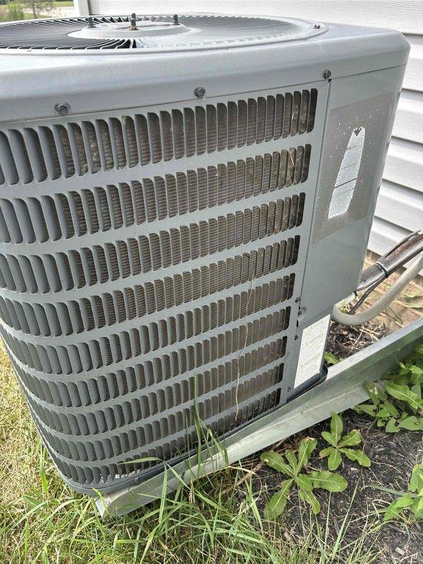 Completed comprehensive tune-up service on residential HVAC system. Performed thorough inspection of indoor air handler unit, examining all electrical components, control boards, wiring connections, and safety systems. Exterior condenser unit was inspected and cleaned, with particular attention to coil fins which showed accumulation of debris and required maintenance to ensure optimal heat transfer efficiency and system performance.