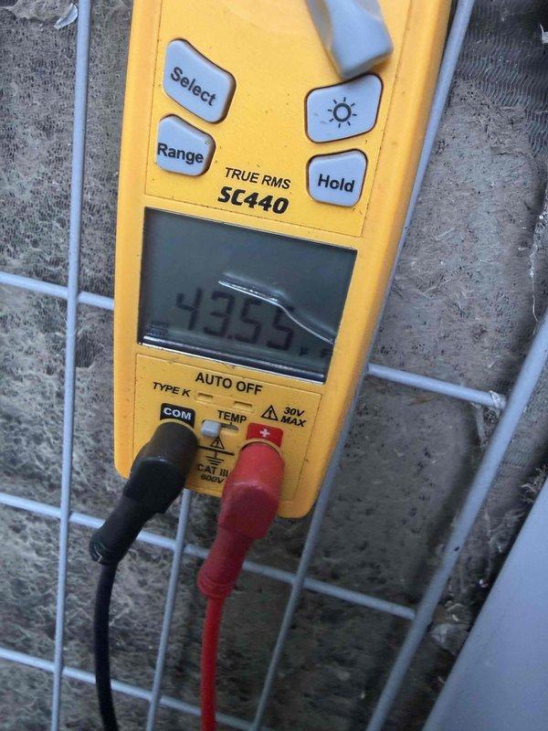 Responded to service call for outdoor unit making abnormal noise prior to customer shutting system down. Upon arrival, performed diagnostic testing using digital multimeter to check electrical components and system parameters. Verified power supply at disconnect box and confirmed unit was safely de-energized per customer report. System requires further evaluation and repair to address mechanical failure causing excessive noise.
