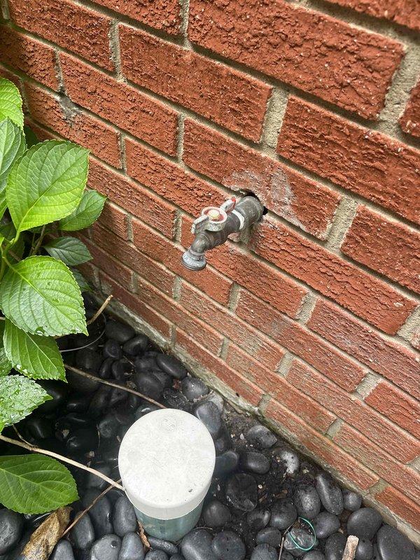 Responded to service call for three leaking outdoor hose bibs at residential property. Upon inspection, identified worn valve stems and deteriorated washers causing active leaks at each spigot location. Performed repairs by disassembling valve assemblies, replacing internal washers and packing, and reassembling fixtures. Tested all three outdoor spigots under full water pressure to verify complete leak elimination and proper operation. All hose bibs now functioning correctly with no drips or seepage.