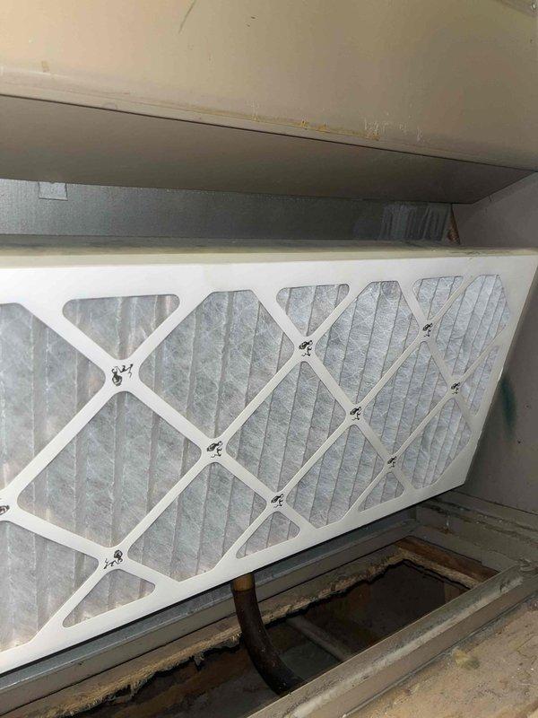 Completed comprehensive preventive maintenance and tune-up service on 11 air conditioning air handler units. Performed thorough inspections of all internal components including blower assemblies, electrical connections, wire terminals, and ductwork connections. Verified proper operation of all motors, checked and documented condition of pleated air filters, and ensured all electrical wiring and connections were secure and properly routed throughout each unit.