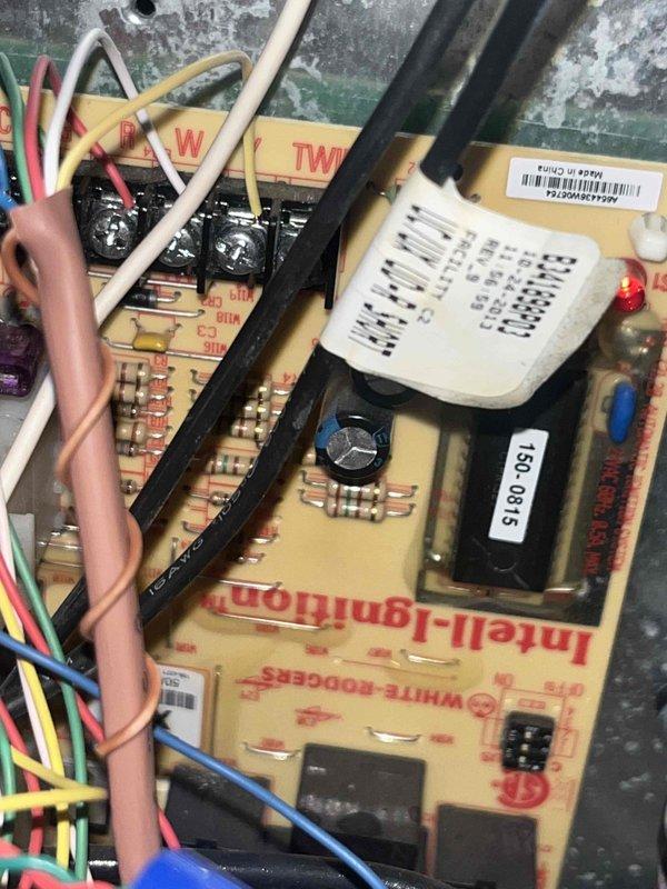 Completed comprehensive cooling system tune-up and maintenance on two air handler units as part of annual preventive maintenance program. Performed thorough inspection of control boards, blower motor assemblies, and electrical connections; verified proper operation of White-Rodgers Intelli-Ignition control module and blower motor with all wiring connections secure and functioning correctly.